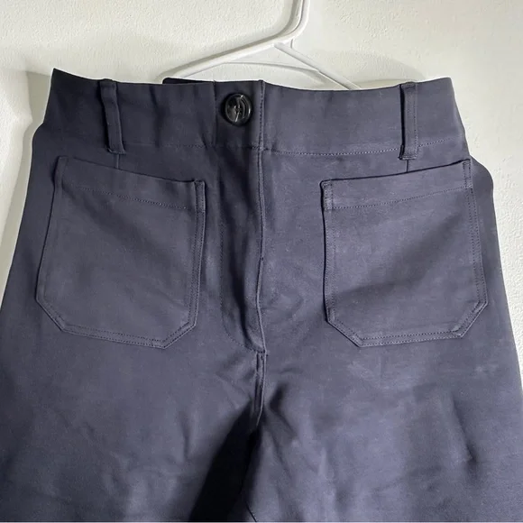 Quince Blue Straight Leg Pants - Picture 5 of 8